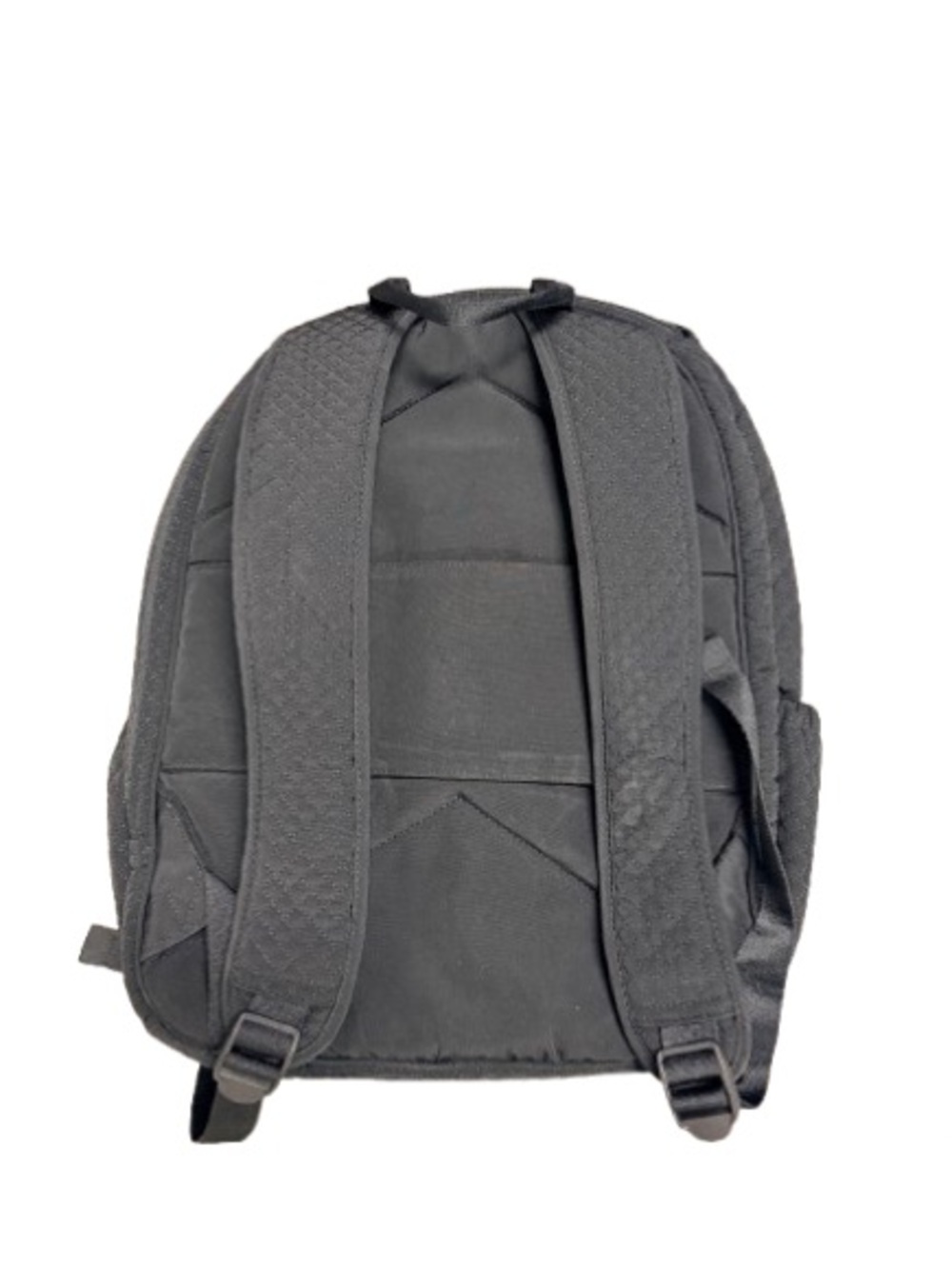 Vera Bradley Black Quilted Backpack Travel School Laptop Bag Read Description - Picture 6 of 11